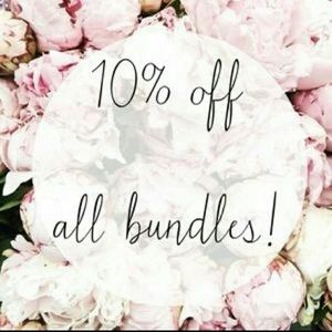 Bundle and Save! 10% off all bundles!